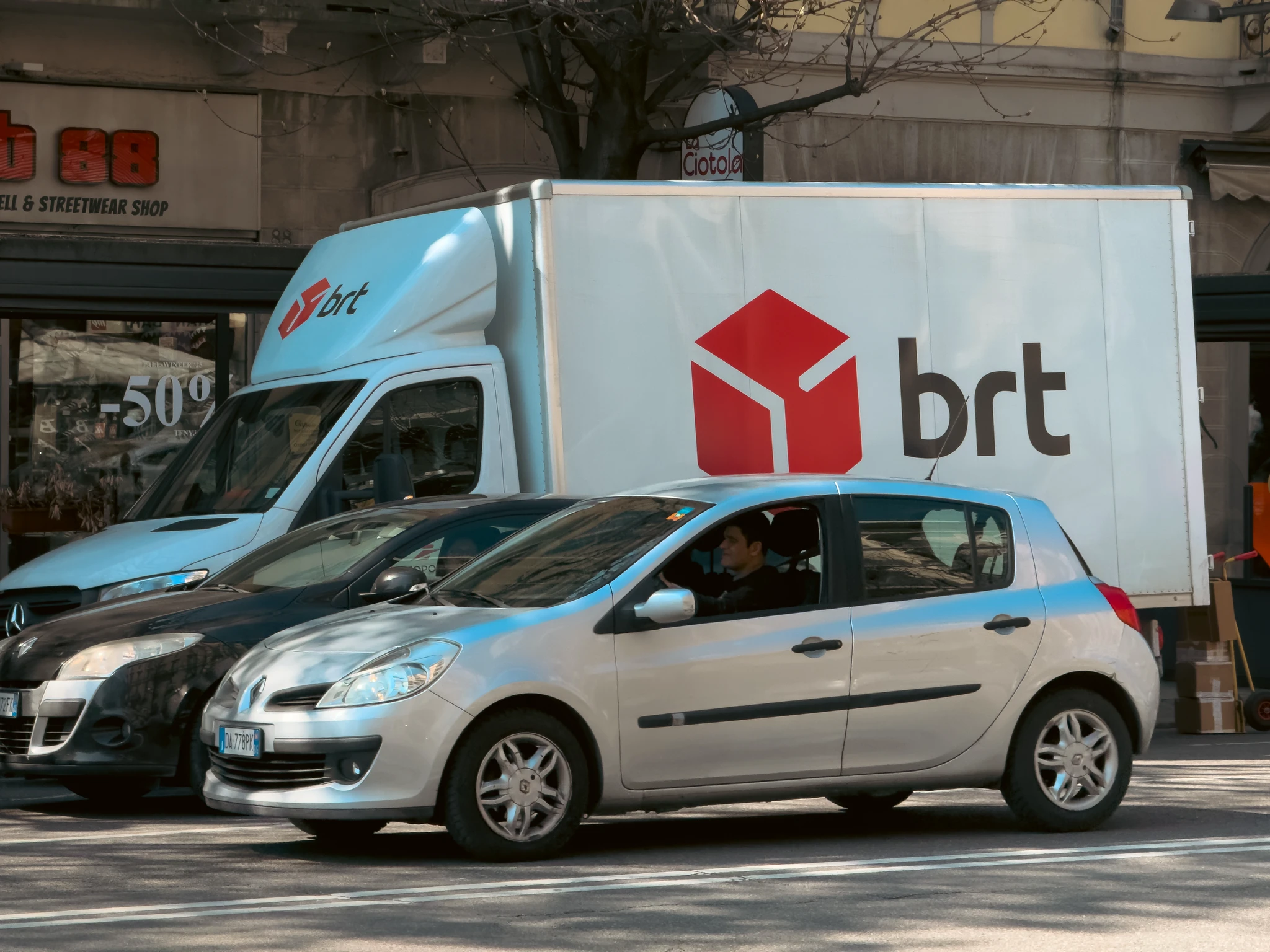 BRT Van in Bergamo, Italy